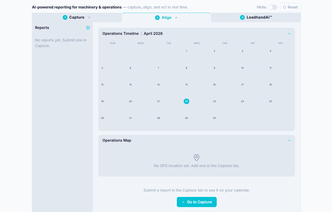 Align — Operations Timeline
